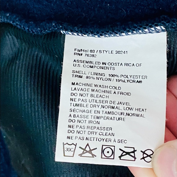 Timberland Weathergear Men’s Medium Fleece Zip Up Jacket RN 76382 - Picture 10 of 10